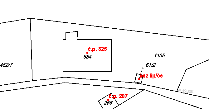 Špindlerův Mlýn 174, Katastrální mapa