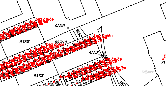 Kroměříž 44989571 na parcele st. 4559 v KÚ Kroměříž, Katastrální mapa