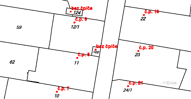 Karlova Ves 38593572 na parcele st. 12/2 v KÚ Karlova Ves, Katastrální mapa