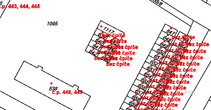 Smiřice 49499572 na parcele st. 646 v KÚ Smiřice, Katastrální mapa