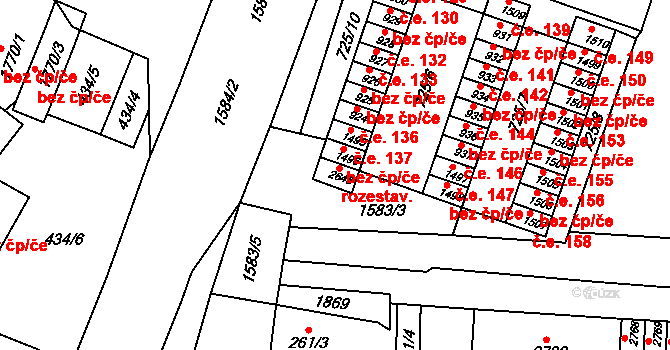 Litovel 353, Katastrální mapa