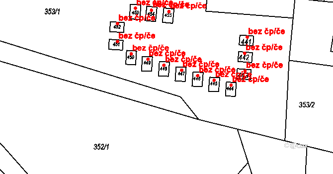 Frýdlant nad Ostravicí 46441573 na parcele st. 448 v KÚ Nová Ves u Frýdlantu nad Ostravicí, Katastrální mapa