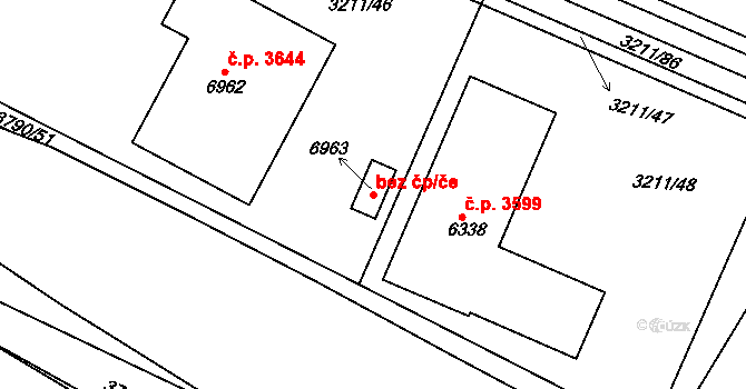 Havlíčkův Brod 90806573 na parcele st. 6963 v KÚ Havlíčkův Brod, Katastrální mapa