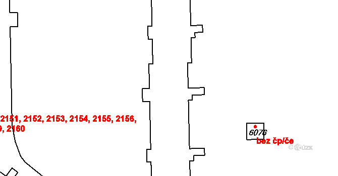 Žďár nad Sázavou 6 2173,2174,2175,2176,, Žďár nad Sázavou na parcele st. 6074 v KÚ Město Žďár, Katastrální mapa