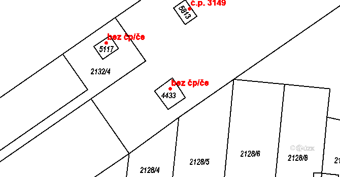Dvůr Králové nad Labem 41872576 na parcele st. 4433 v KÚ Dvůr Králové nad Labem, Katastrální mapa