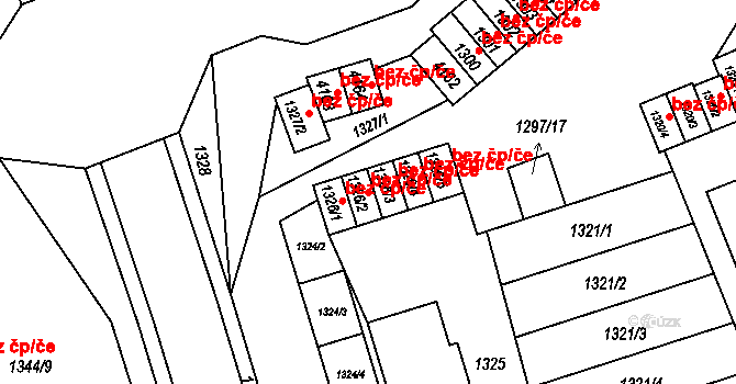 Jablunkov 43613578 na parcele st. 1326/2 v KÚ Jablunkov, Katastrální mapa