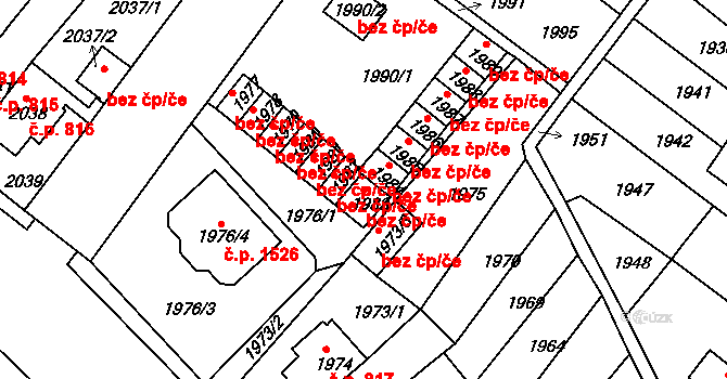Duchcov 47322578 na parcele st. 1983 v KÚ Duchcov, Katastrální mapa