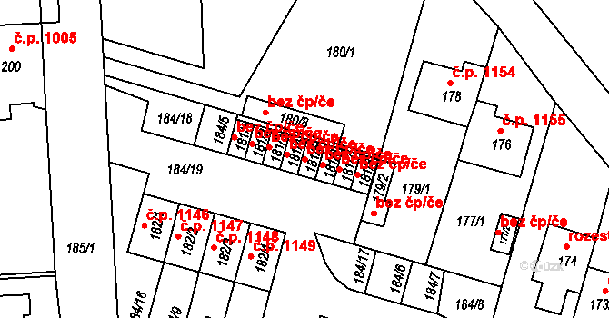 Hořovice 42111579 na parcele st. 181/5 v KÚ Velká Víska, Katastrální mapa