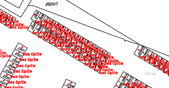 Česká Lípa 48806579 na parcele st. 2518 v KÚ Česká Lípa, Katastrální mapa