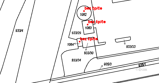 Žebrák 95607579 na parcele st. 1084 v KÚ Žebrák, Katastrální mapa