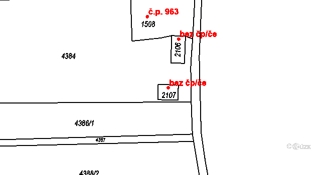 Jiříkov 101138580 na parcele st. 2107 v KÚ Jiříkov, Katastrální mapa