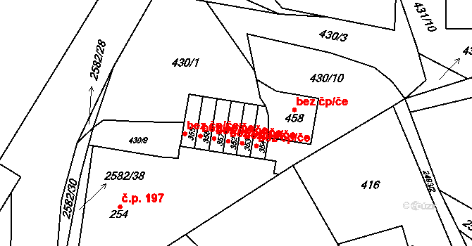 Benešov u Semil 47952580 na parcele st. 352 v KÚ Benešov u Semil, Katastrální mapa
