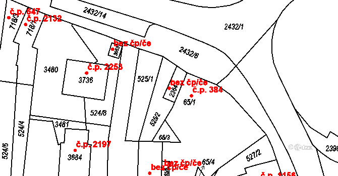 Hořice 48930580 na parcele st. 2364 v KÚ Hořice v Podkrkonoší, Katastrální mapa