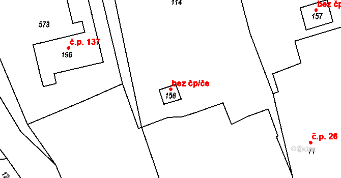 Vřeskovice 39180581 na parcele st. 156 v KÚ Vřeskovice, Katastrální mapa