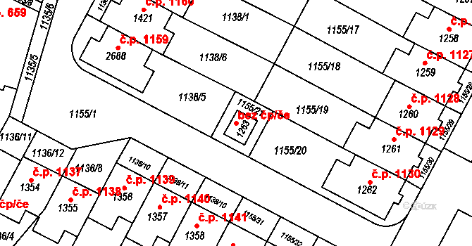 Třebechovice pod Orebem 39536581 na parcele st. 1263 v KÚ Třebechovice pod Orebem, Katastrální mapa
