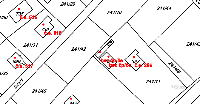 Štěchovice 39614581 na parcele st. 329 v KÚ Masečín, Katastrální mapa