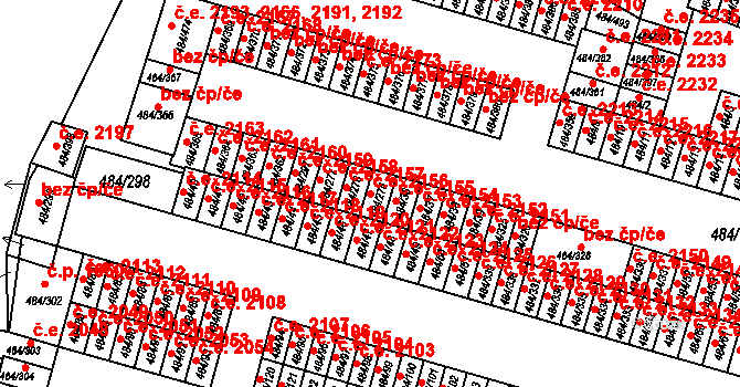Havířov 41815581 na parcele st. 484/275 v KÚ Bludovice, Katastrální mapa