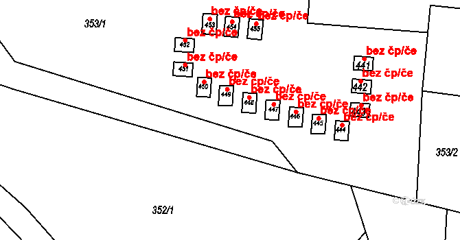Frýdlant nad Ostravicí 46441581 na parcele st. 449 v KÚ Nová Ves u Frýdlantu nad Ostravicí, Katastrální mapa
