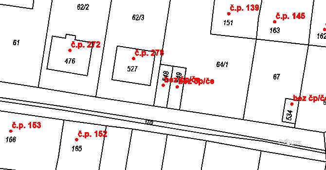 Ševětín 46942581 na parcele st. 548 v KÚ Ševětín, Katastrální mapa