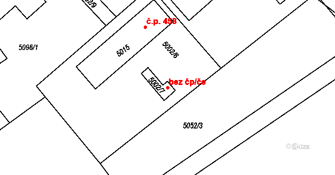 Lipník 47720581 na parcele st. 5002/7 v KÚ Lipník, Katastrální mapa