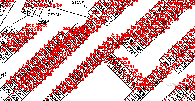 Sezimovo Ústí 48877581 na parcele st. 2055 v KÚ Sezimovo Ústí, Katastrální mapa