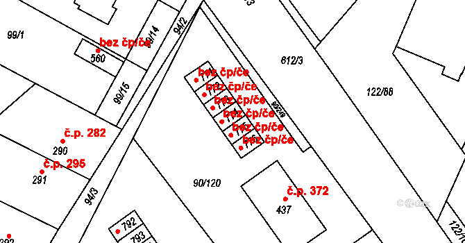 Dobroměřice 49120581 na parcele st. 774 v KÚ Dobroměřice, Katastrální mapa