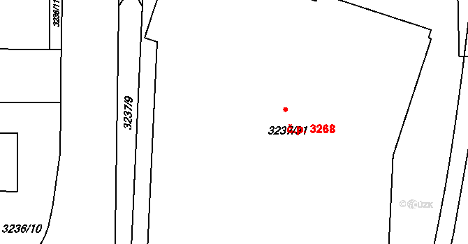 Strašnice 3268, Praha na parcele st. 3237/31 v KÚ Strašnice, Katastrální mapa