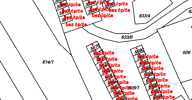 Jablonec nad Nisou 2279, Katastrální mapa