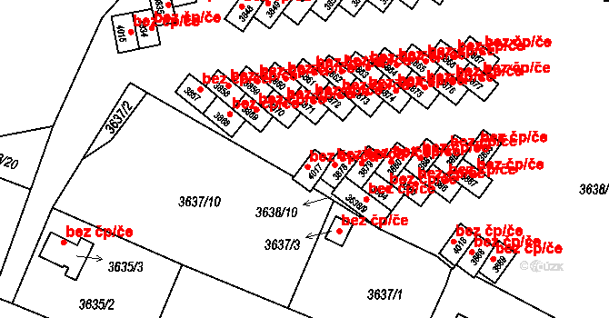 Tachov 38317583 na parcele st. 4017 v KÚ Tachov, Katastrální mapa