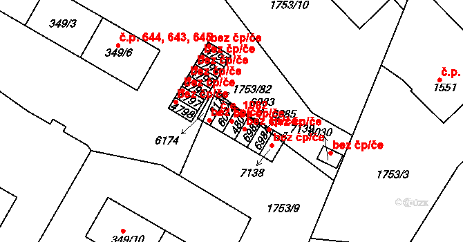 Havlíčkův Brod 44525583 na parcele st. 4801 v KÚ Havlíčkův Brod, Katastrální mapa