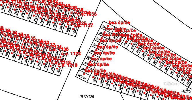 Bohumín 43990584 na parcele st. 1017/14 v KÚ Nový Bohumín, Katastrální mapa