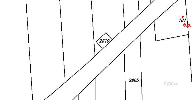 Hradčovice 47606584 na parcele st. 234 v KÚ Lhotka u Hradčovic, Katastrální mapa