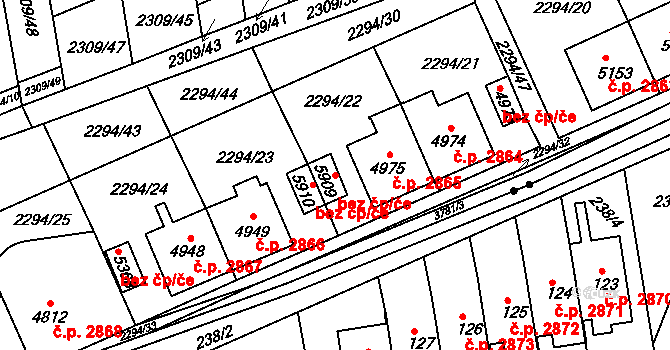 Dvůr Králové nad Labem 82899584 na parcele st. 5909 v KÚ Dvůr Králové nad Labem, Katastrální mapa