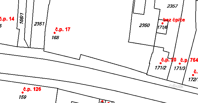 Lišov 19, Katastrální mapa