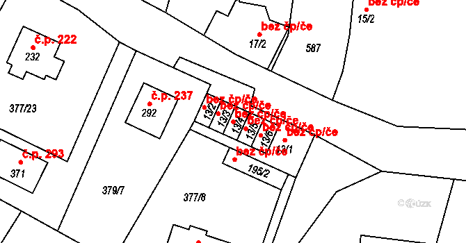 Cvrčovice 44345585 na parcele st. 13/4 v KÚ Cvrčovice, Katastrální mapa