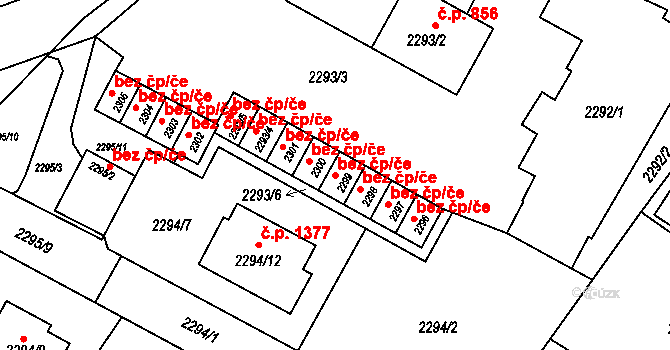 Rýmařov 42722586 na parcele st. 2299 v KÚ Rýmařov, Katastrální mapa