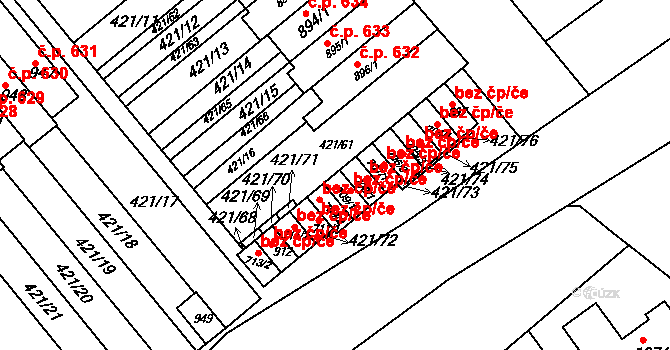 Objekt 45285586, Katastrální mapa