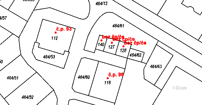 Rašovice 42412587 na parcele st. 140 v KÚ Jindice, Katastrální mapa