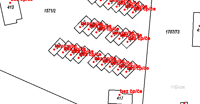 Křečovice 45421587 na parcele st. 358 v KÚ Živohošť, Katastrální mapa