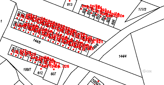 Černovice 39227588 na parcele st. 541 v KÚ Černovice u Tábora, Katastrální mapa