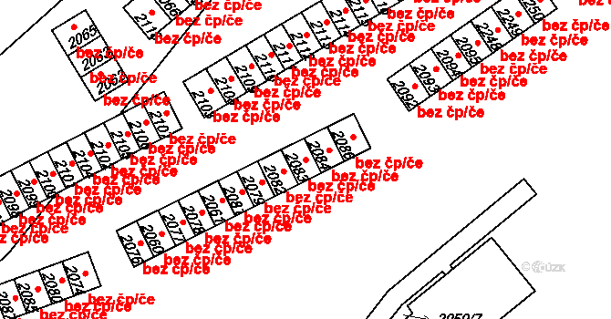 Břidličná 40181588 na parcele st. 2083 v KÚ Břidličná, Katastrální mapa