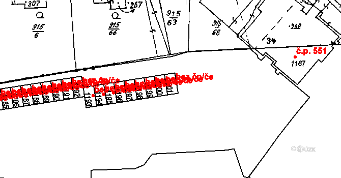 Nepomuk 47127589 na parcele st. 1201 v KÚ Nepomuk, Katastrální mapa
