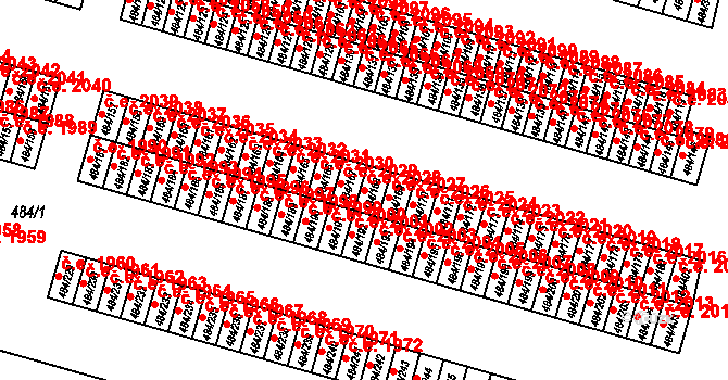 Havířov 48354589 na parcele st. 484/168 v KÚ Bludovice, Katastrální mapa