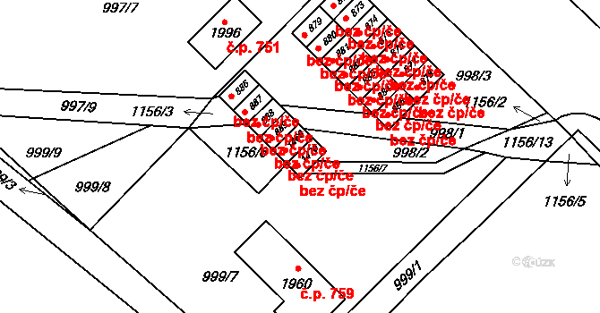 Kdyně 39223591 na parcele st. 1470 v KÚ Kdyně, Katastrální mapa