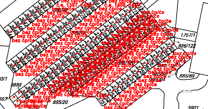 Blansko 39486591 na parcele st. 3741 v KÚ Blansko, Katastrální mapa