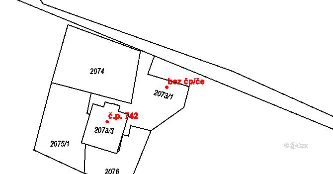 Albrechtice 42465591 na parcele st. 2073/1 v KÚ Albrechtice u Českého Těšína, Katastrální mapa