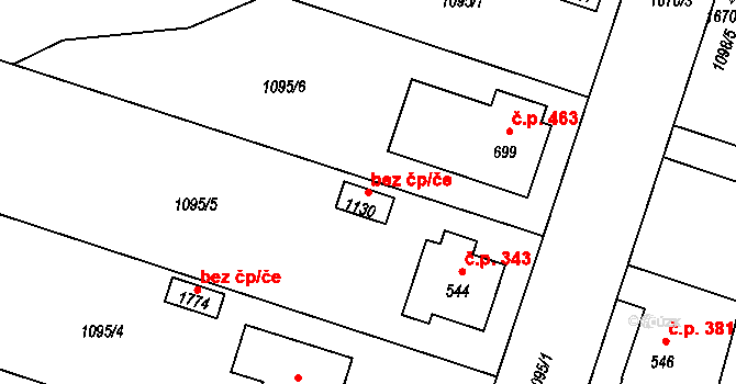 Třinec 46478591 na parcele st. 1130 v KÚ Oldřichovice u Třince, Katastrální mapa