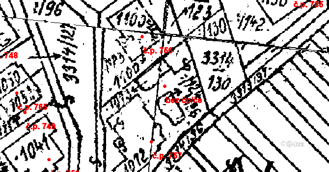 Tvrdonice 49192591 na parcele st. 1073 v KÚ Tvrdonice, Katastrální mapa