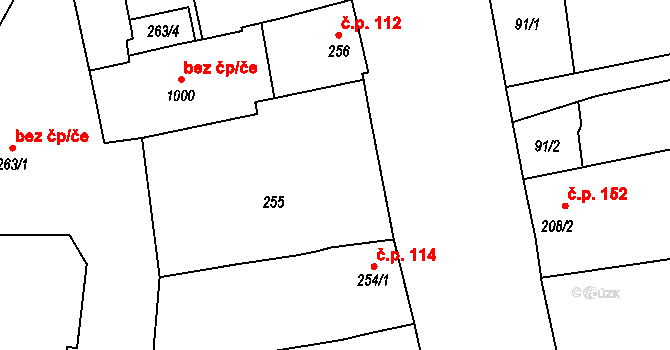 Lipník nad Bečvou I-Město 113, Lipník nad Bečvou, Katastrální mapa