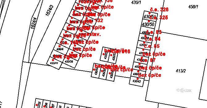 Brumov-Bylnice 38893592 na parcele st. 430/52 v KÚ Brumov, Katastrální mapa